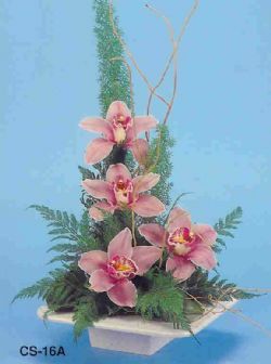  Ktahya 14 ubat sevgililer gn iek  vazoda 4 adet orkide 