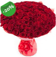 Özel mi Özel buket 101 adet kırmızı gül  Kütahya çiçek satışı 