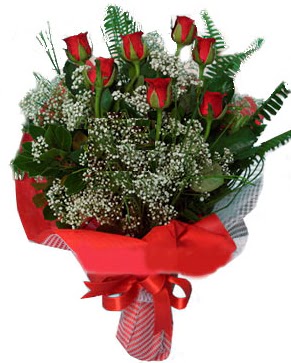 7 kırmızı gül buketi  Kütahya hediye çiçek yolla 