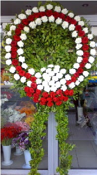 Cenaze çelenk çiçeği modeli  Kütahya çiçek satışı 