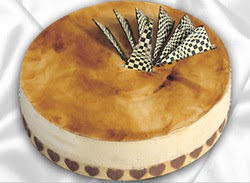 taze pasta 4 ile 6 kisilik yas pasta karamelli yaspasta  Kütahya yurtiçi ve yurtdışı çiçek siparişi 