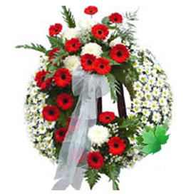 Cenaze çelengi cenaze çiçek modeli  Kütahya çiçek gönderme 